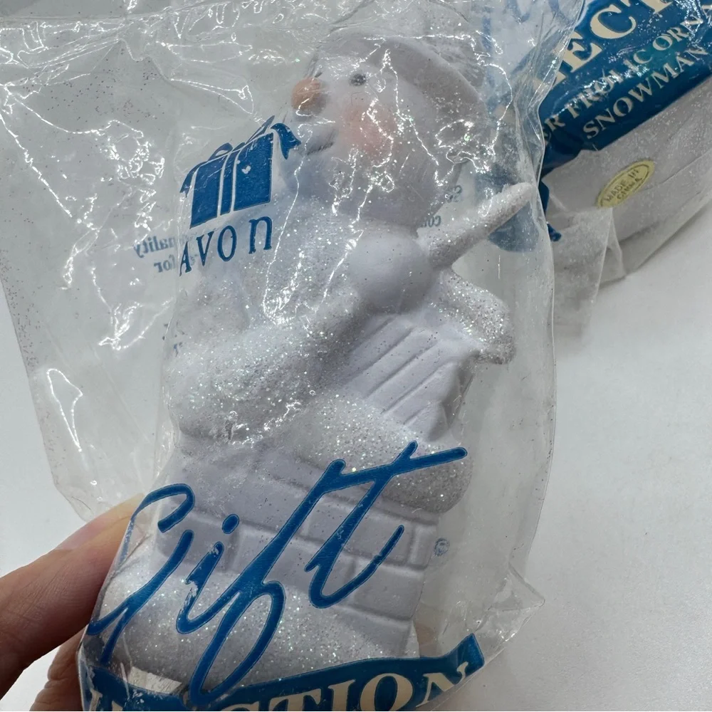 Vintage 1996 Avon Gift Collection Christmas‎ Ornament Winter Frolic Snowman